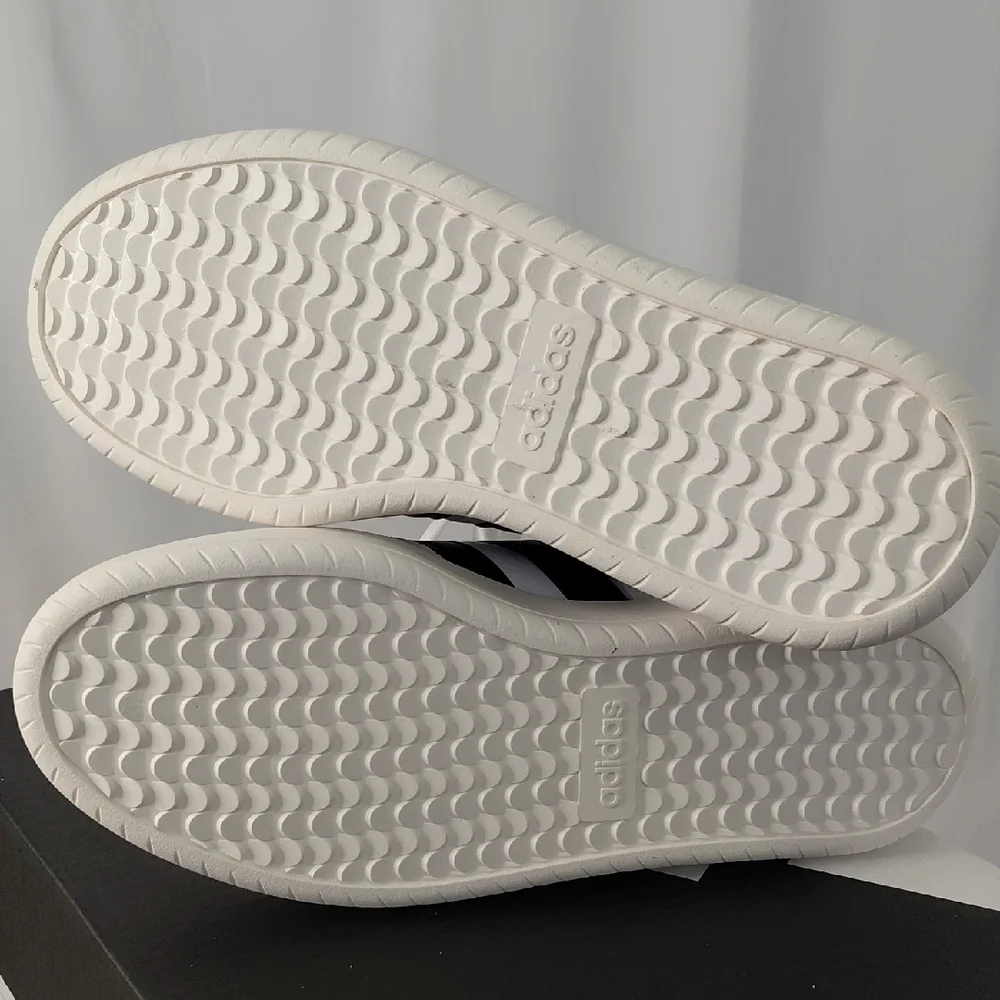 adidas White and Black Barreda Sneakers - Picture 6 of 8